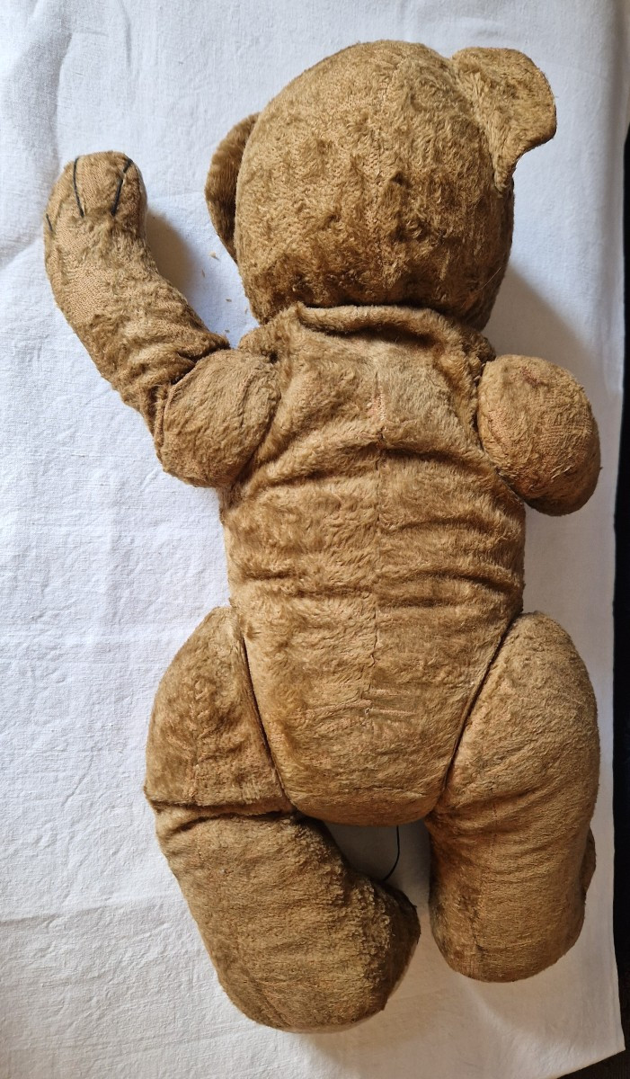 Ancien ours en peluche début XXe-photo-5