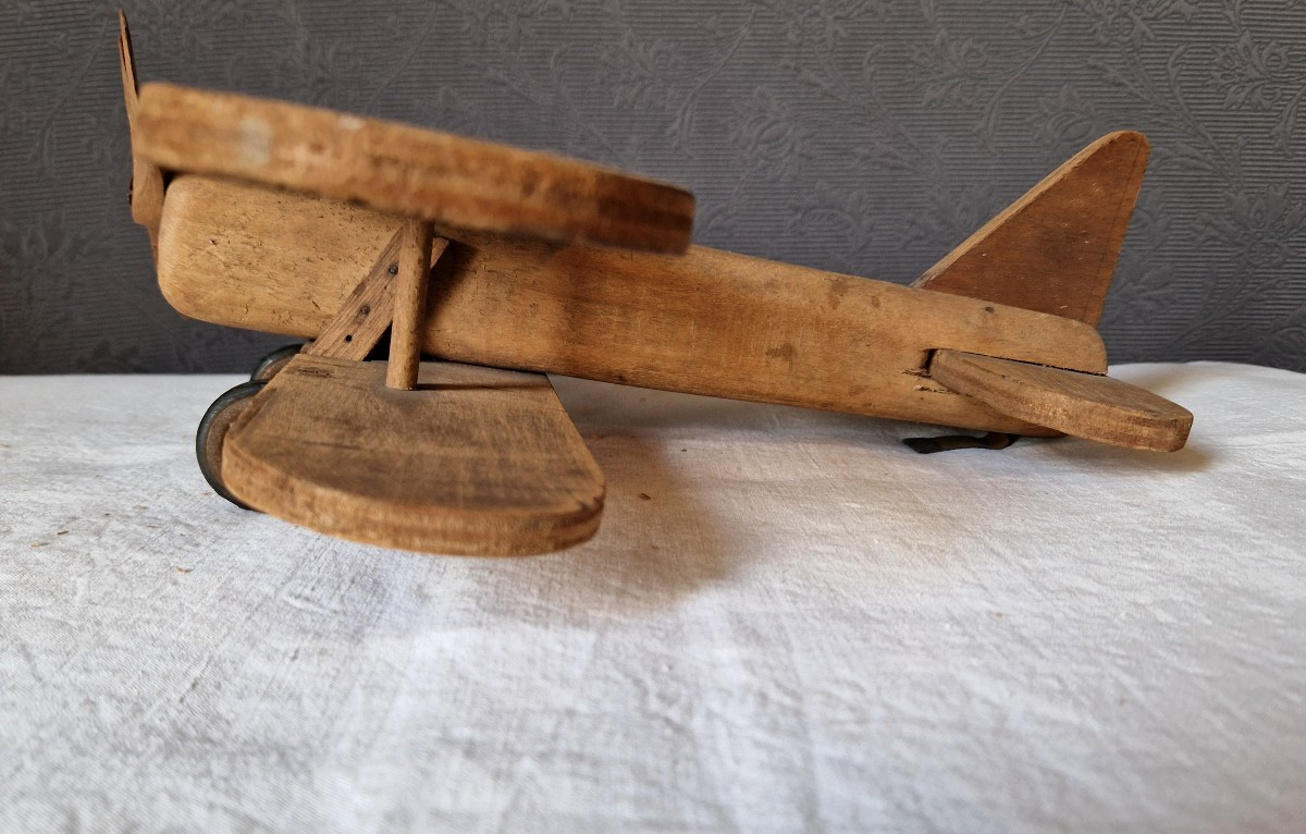 Jouet avion bois-photo-3