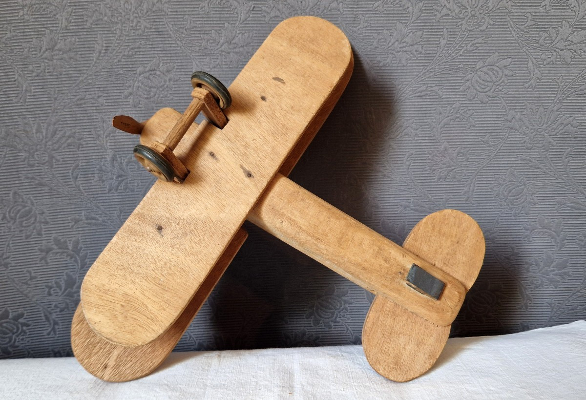Jouet avion bois-photo-2