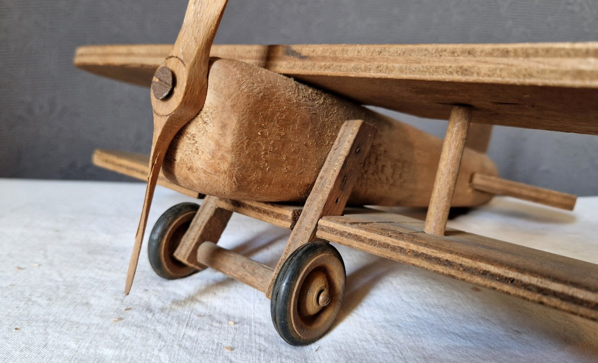 Jouet avion bois-photo-3