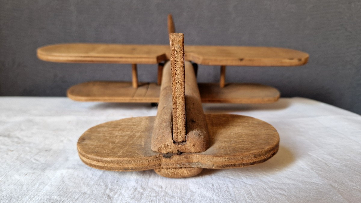 Jouet avion bois-photo-4