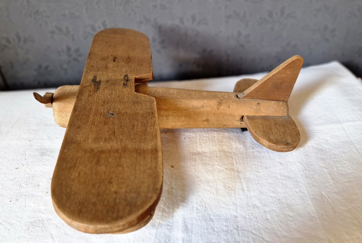 Jouet avion bois-photo-5