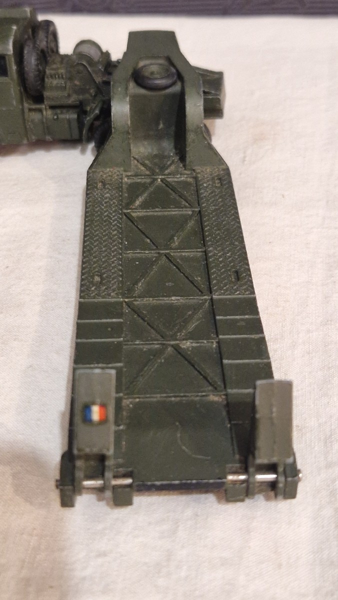 DINKY SUPERTOYS 890 Berliet et Semi-remorque porte-char-photo-4