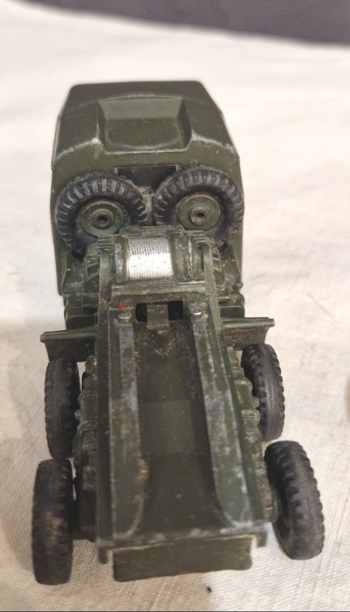 DINKY SUPERTOYS 890 Berliet et Semi-remorque porte-char-photo-5