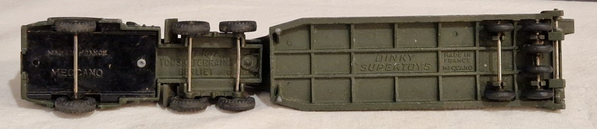 DINKY SUPERTOYS 890 Berliet et Semi-remorque porte-char-photo-6