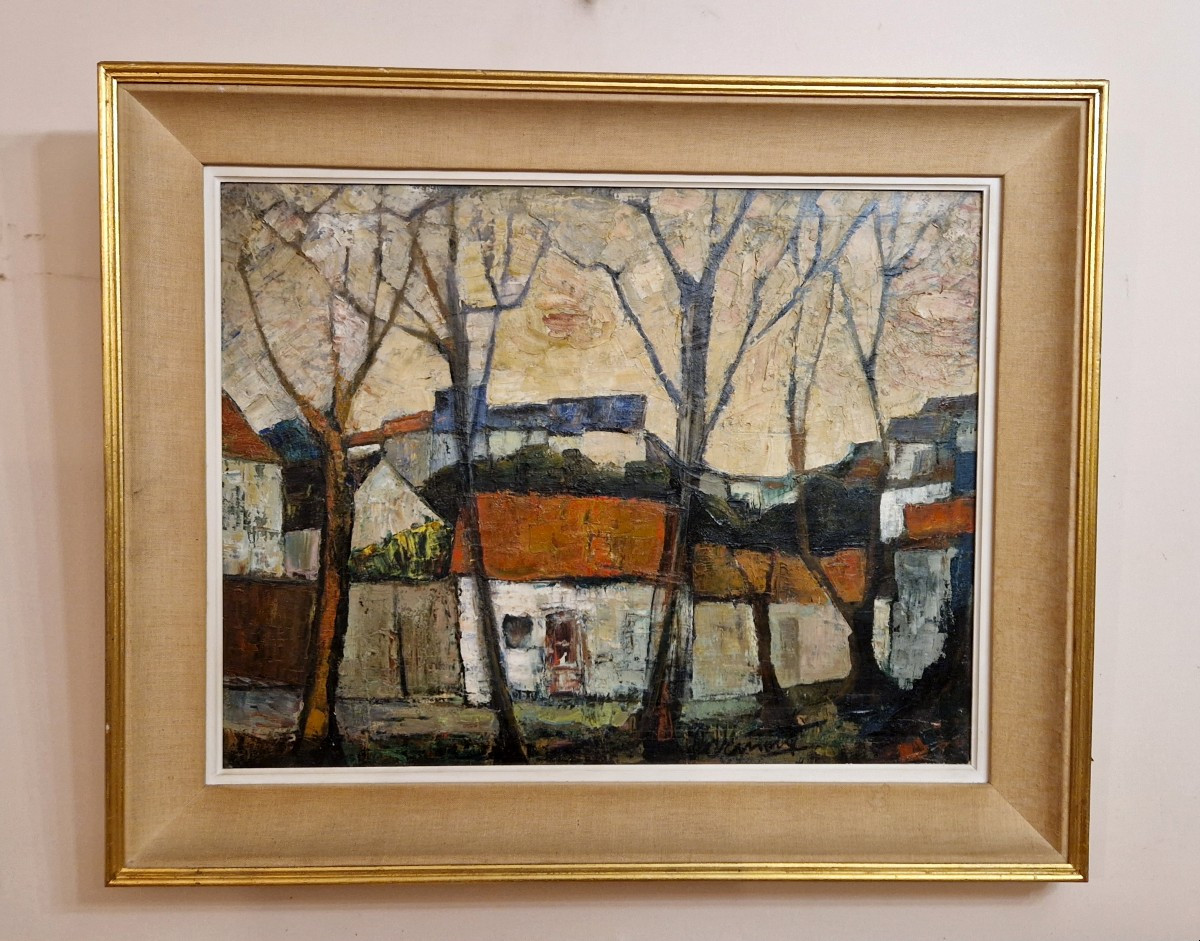 Village paisible par François Cormont XXe-photo-2