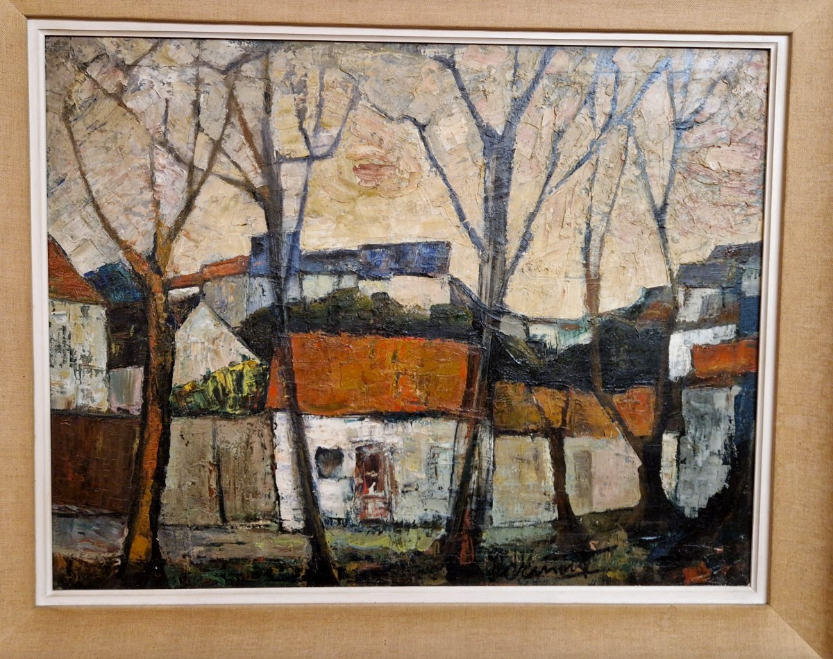 Village paisible par François Cormont XXe-photo-3