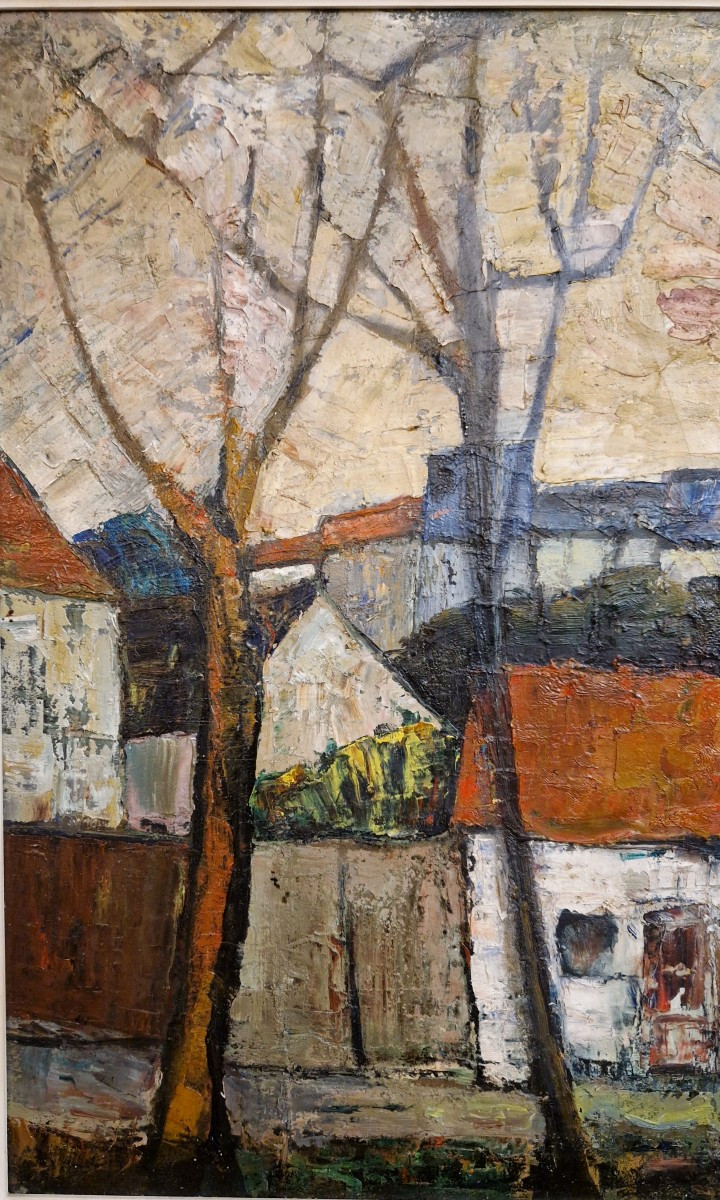 Village paisible par François Cormont XXe-photo-1