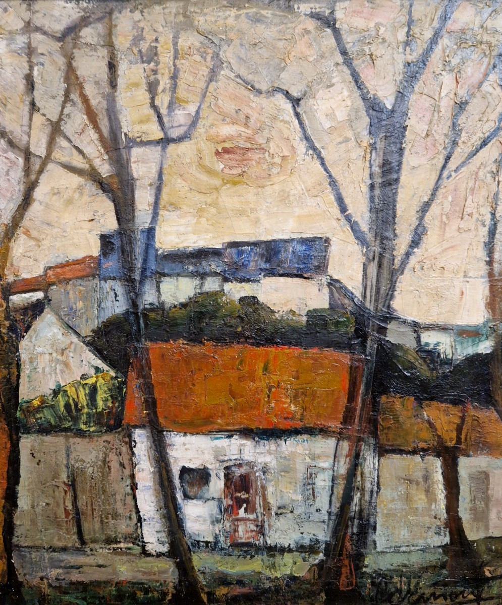 Village paisible par François Cormont XXe-photo-2