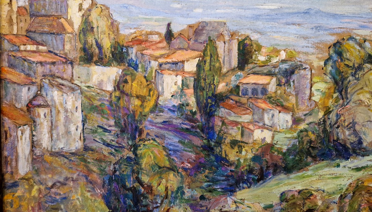 Vue du village de Saint Amand Tallende (puy de Dome)-photo-3