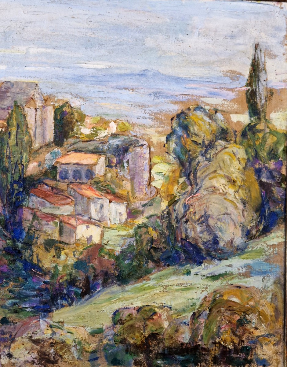 Vue du village de Saint Amand Tallende (puy de Dome)-photo-4