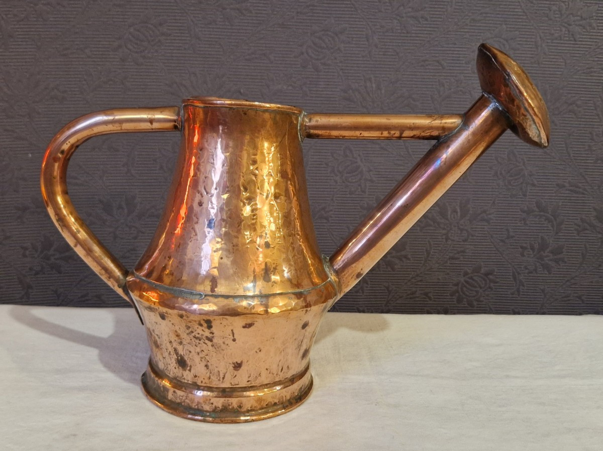 Petit arrosoir en cuivre Fin XVIIIe-photo-2