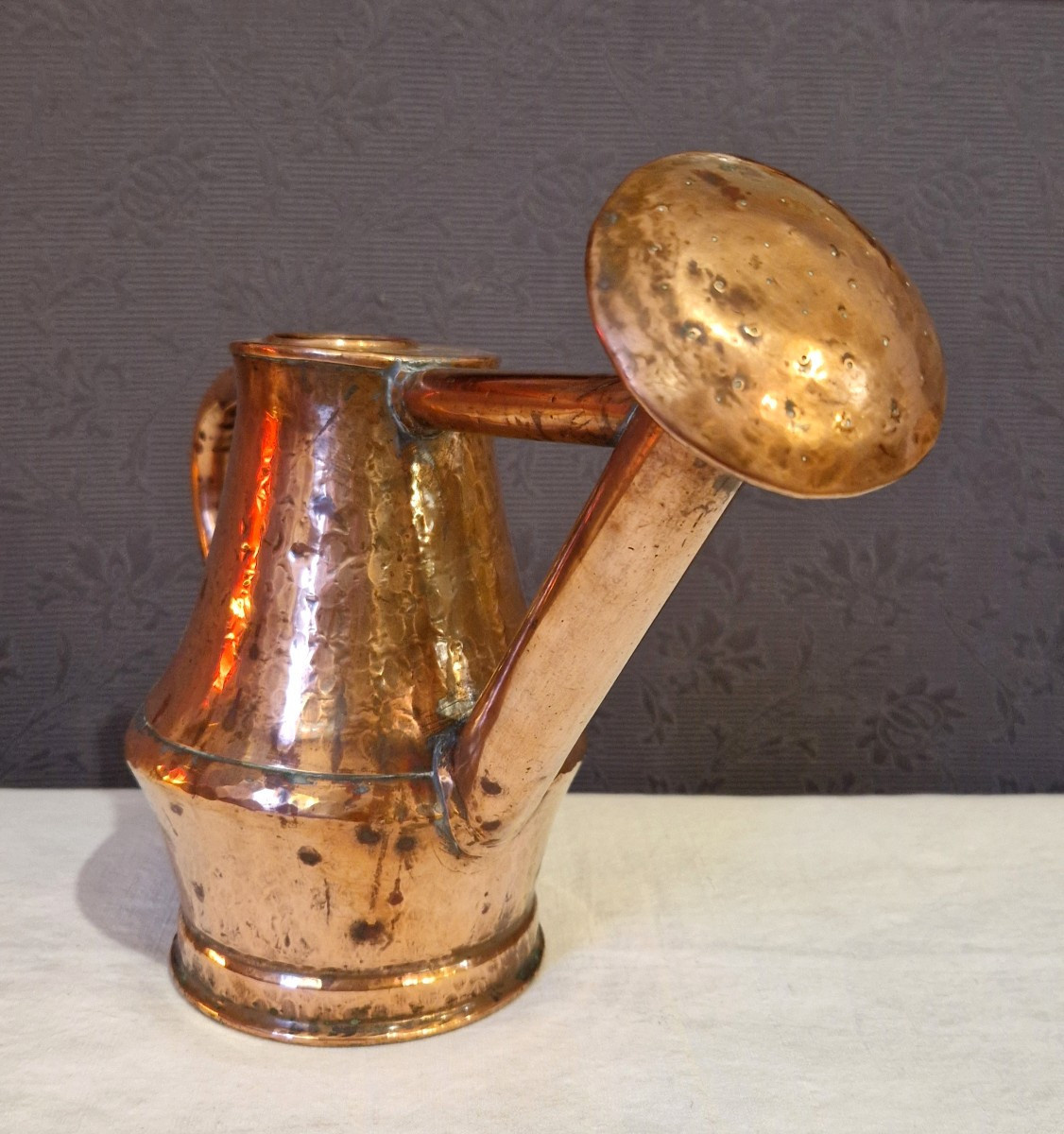 Petit arrosoir en cuivre Fin XVIIIe-photo-3