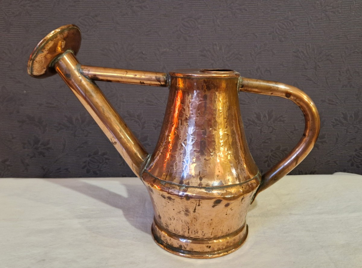 Petit arrosoir en cuivre Fin XVIIIe