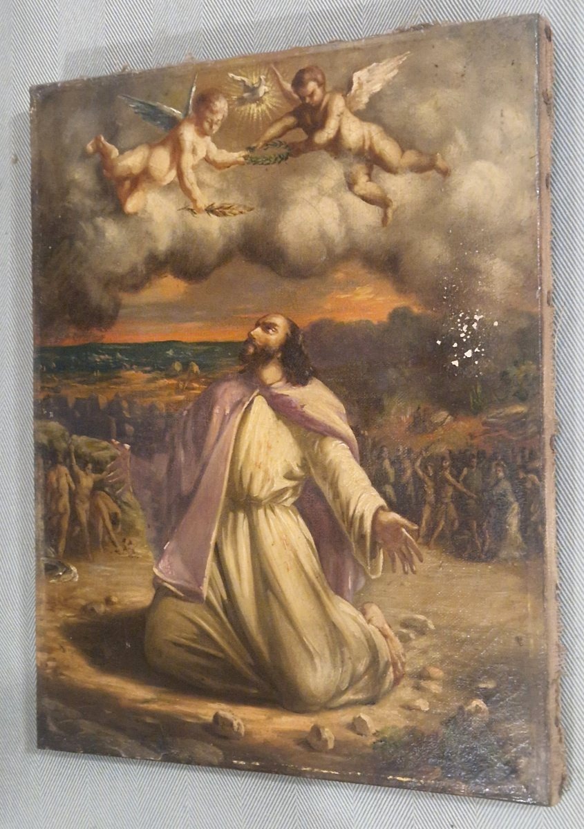 Scène de saint Joachim XIXe-photo-2