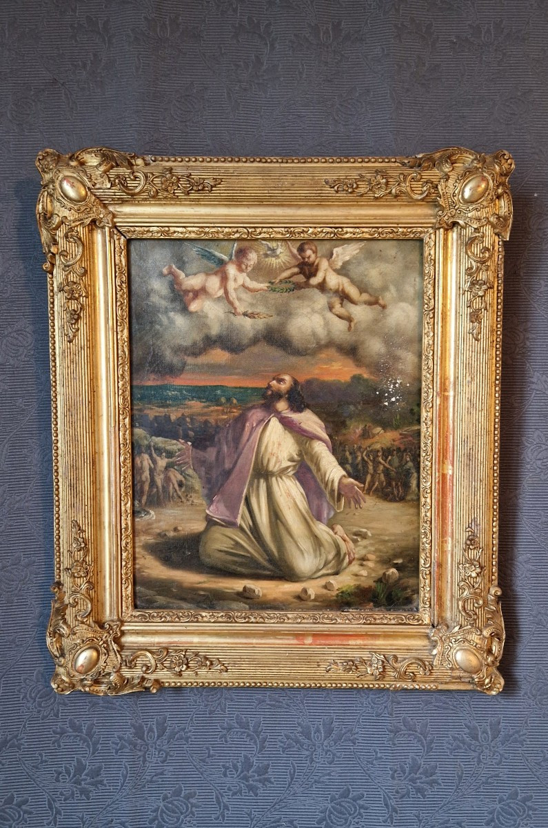 Scène de saint Joachim XIXe