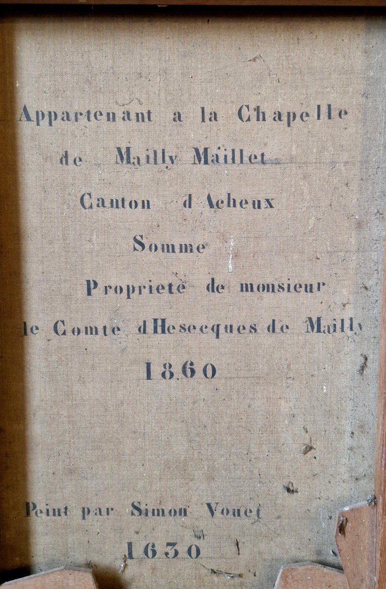 Scène de Crucifixion - d’après Simon Vouet Travail d'école- 1742-photo-4