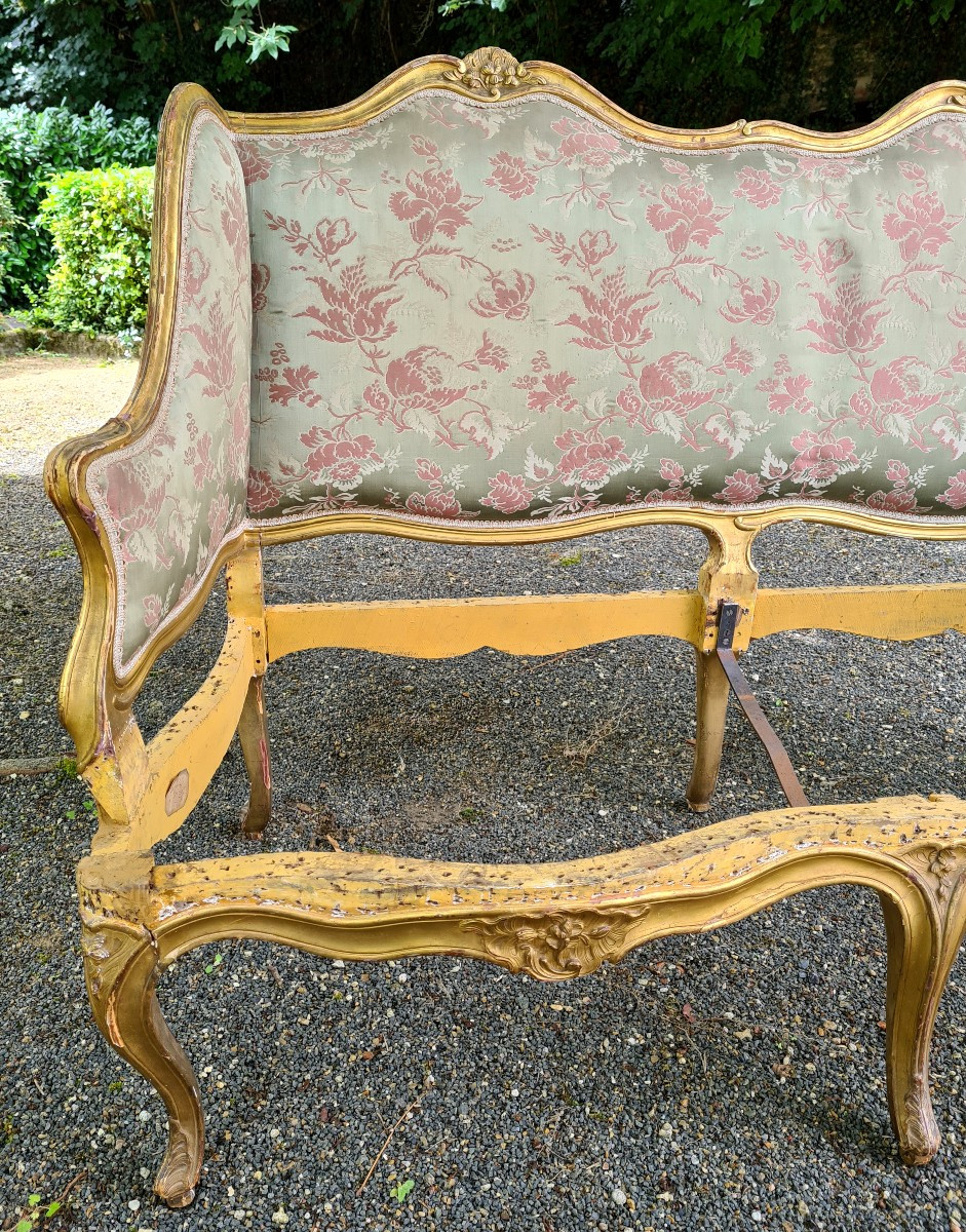 Louis XV Style Sofa, Early 19th Century-photo-2