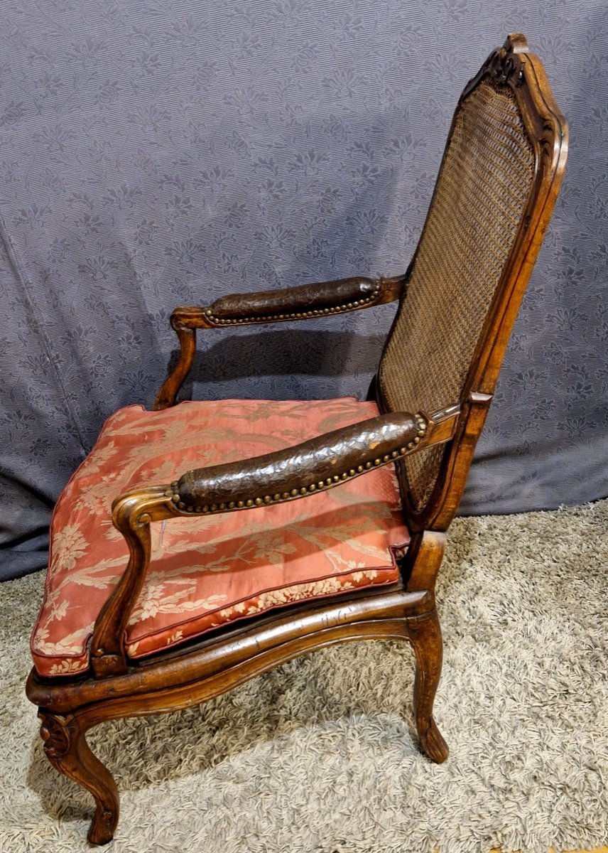 Louis XV Queen's Armchair Stamped Avisse-photo-3
