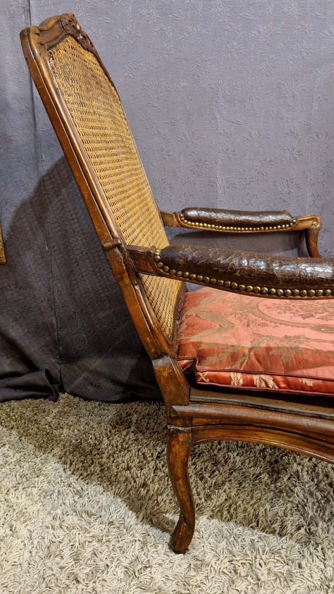 Louis XV Queen's Armchair Stamped Avisse-photo-2