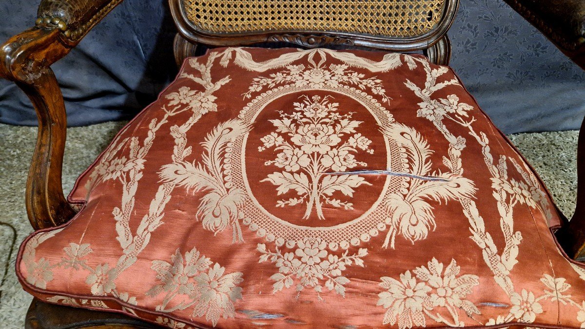 Louis XV Queen's Armchair Stamped Avisse-photo-6