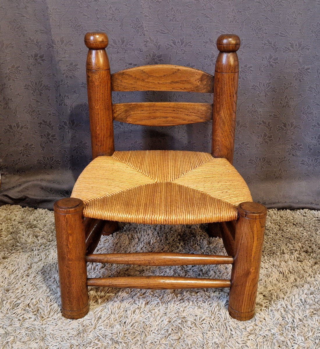 Chaises d'Enfant Brutaliste Charles Dudouyt -photo-2