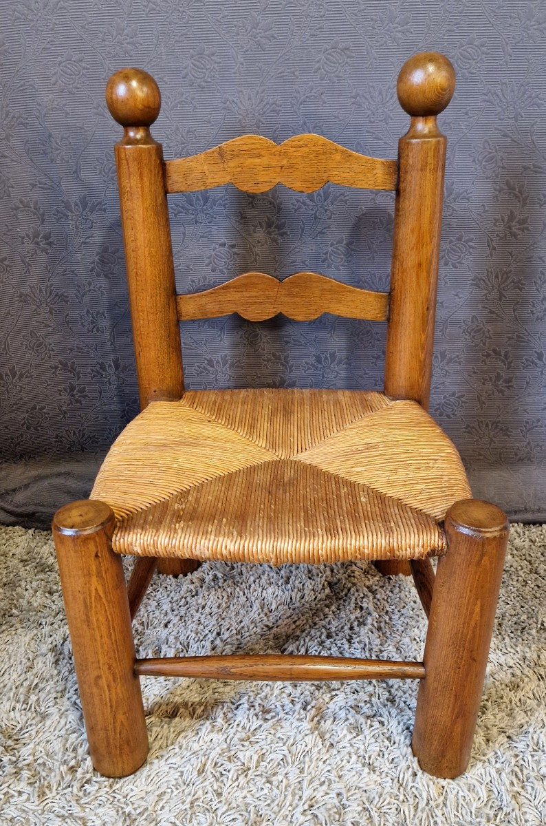 Chaises d'Enfant Brutaliste Charles Dudouyt 