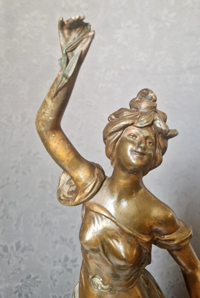 Regule "on The Mountain" By émile Guillemin (1841-1907)-photo-1