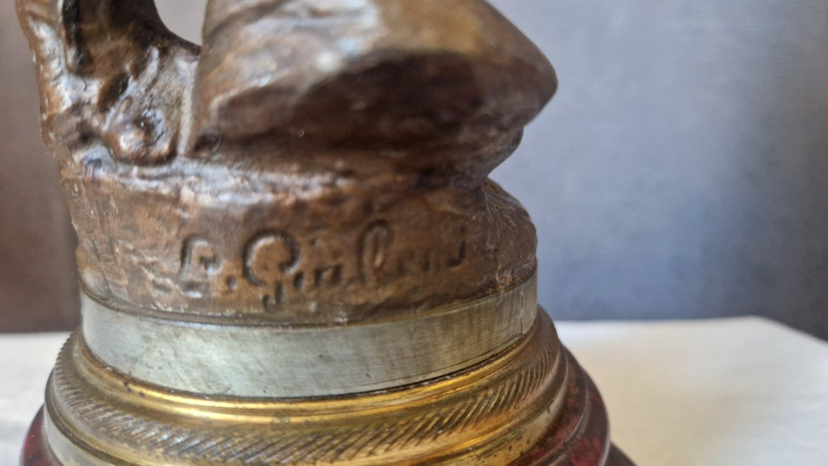 Regule "on The Mountain" By émile Guillemin (1841-1907)-photo-3