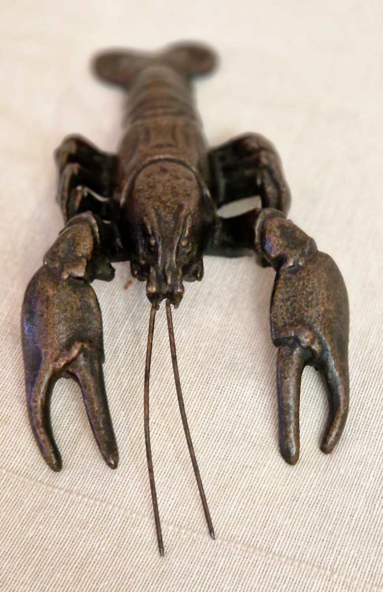 Bronze Crayfish, Asia, 20th Century-photo-5