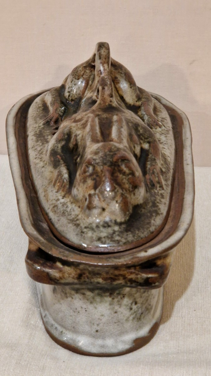 Terrine lièvre En céramique émaillé Du Loir-photo-3