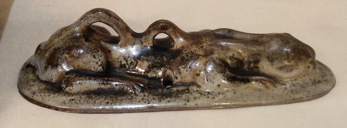 Terrine lièvre En céramique émaillé Du Loir-photo-4