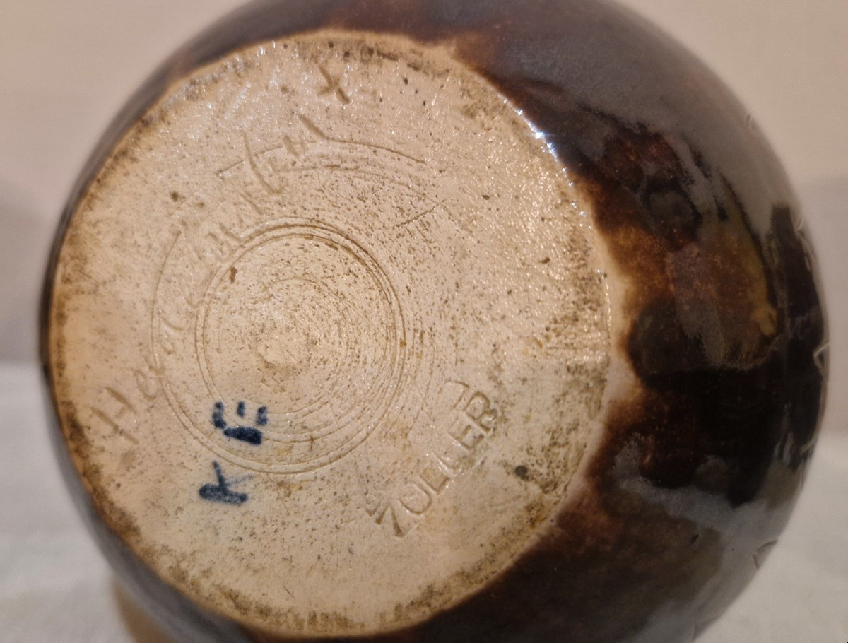 Service à cidre/bière en céramique -art déco -Zoller .-photo-6