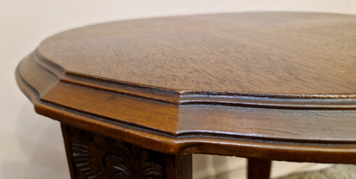Table d'Appoint en noyer - Art Déco-photo-5