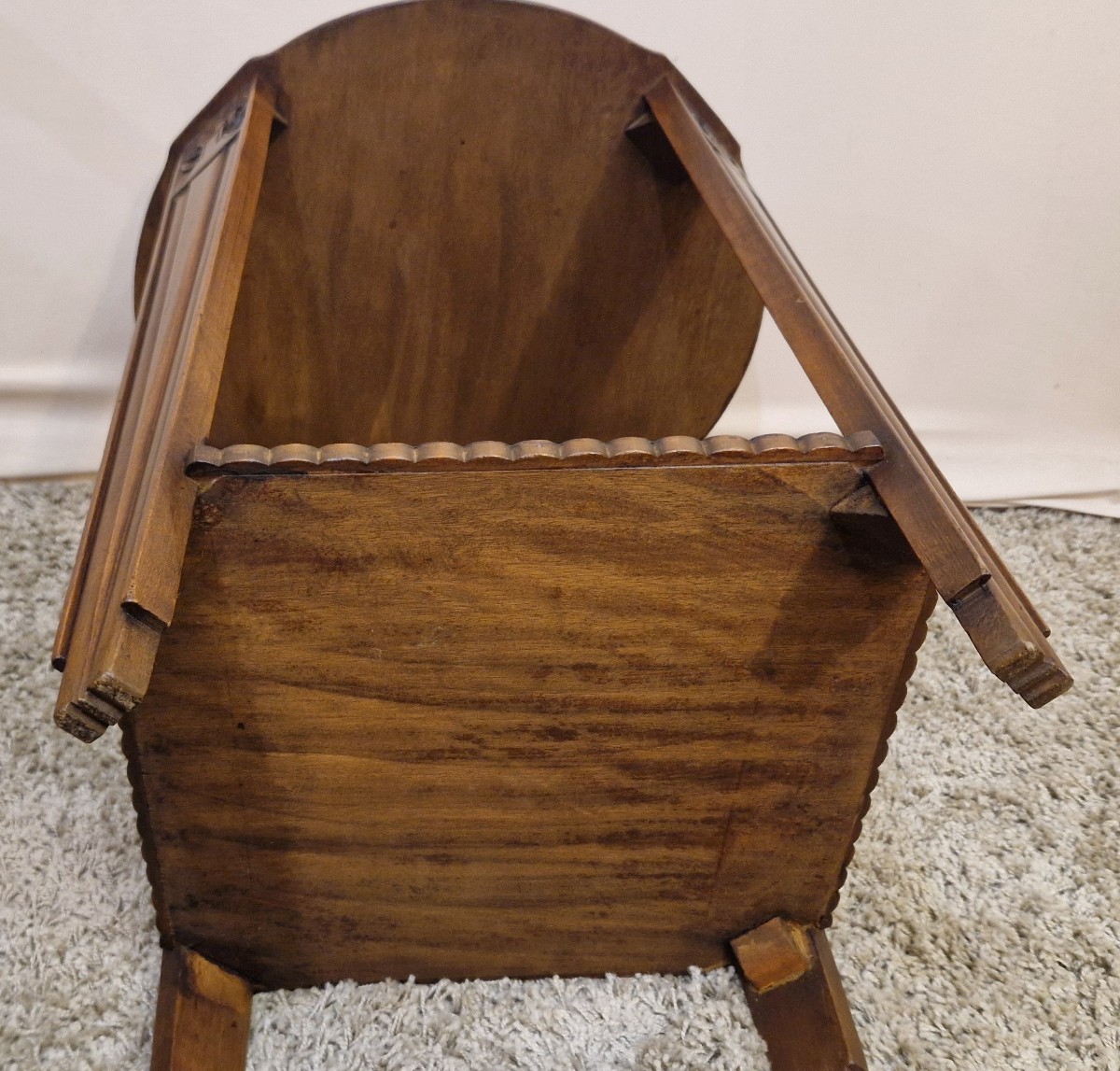 Table d'Appoint en noyer - Art Déco-photo-7