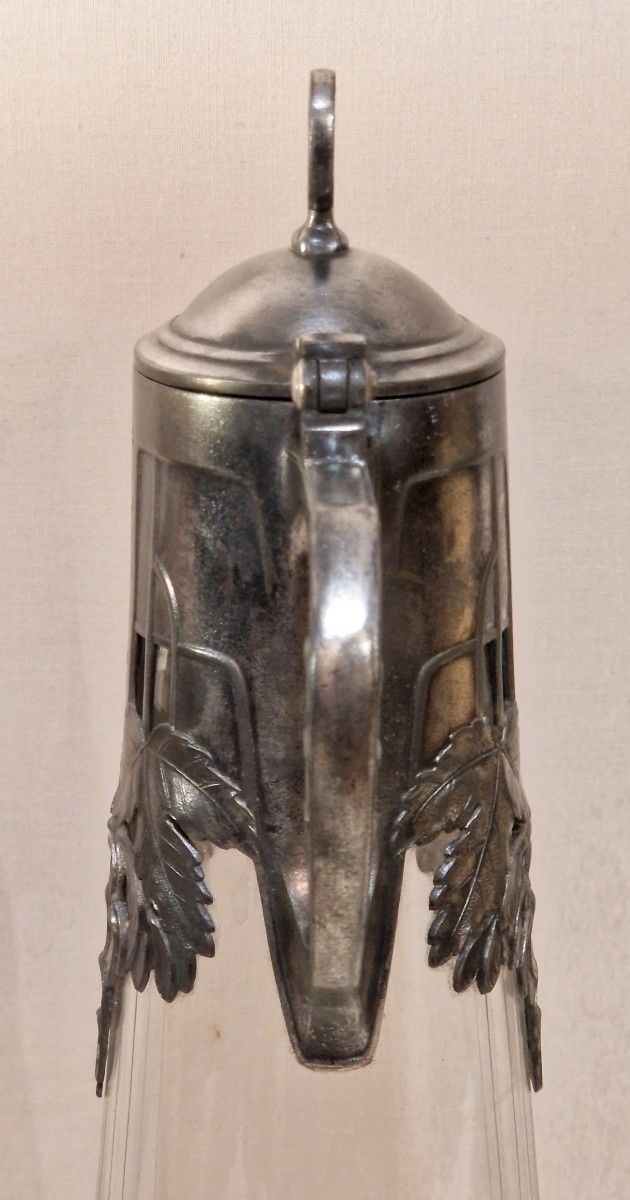 Aiguière en cristal - Art nouveau-photo-5