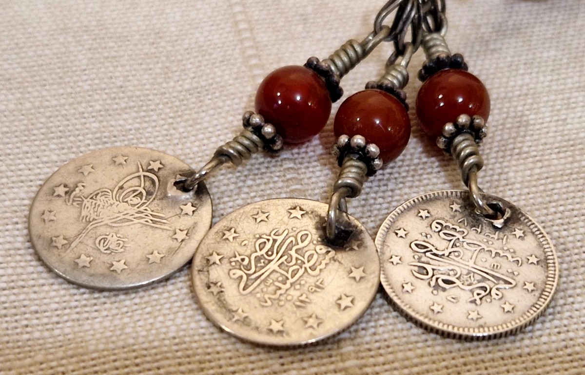 Moroccan Amber Necklace, 19th Century-photo-4