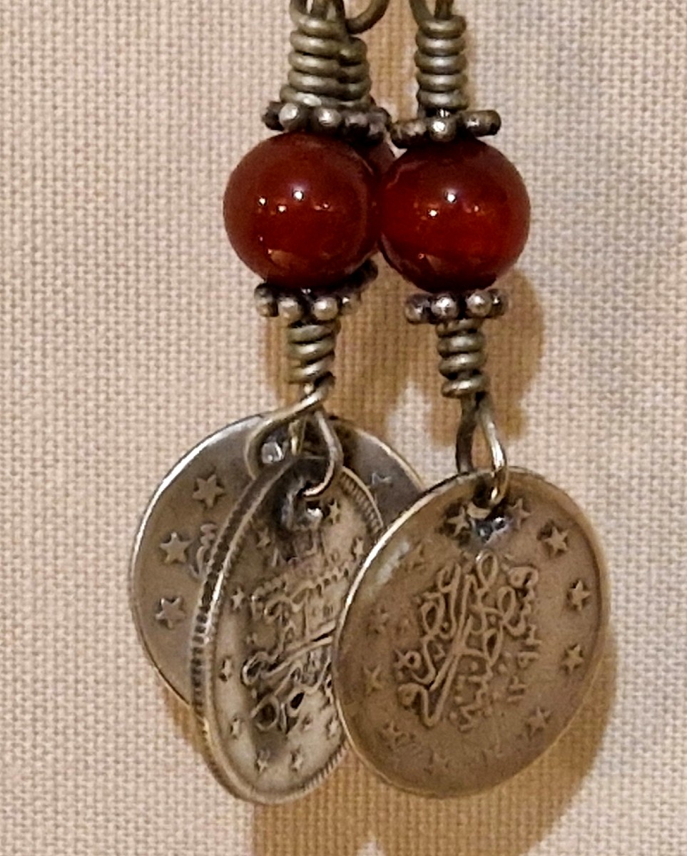 Moroccan Amber Necklace, 19th Century-photo-5