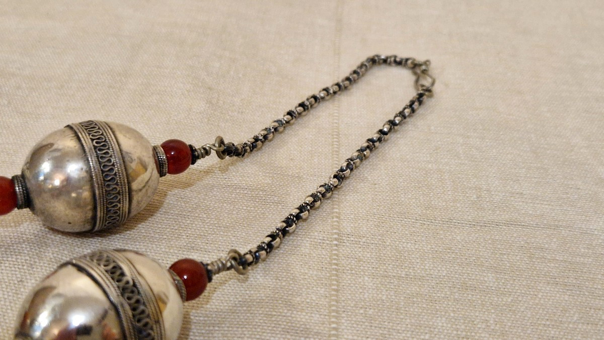 Moroccan Amber Necklace, 19th Century-photo-8