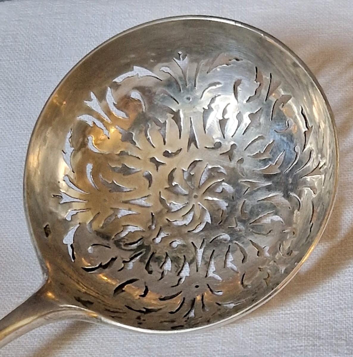 Cuillère à saupoudré - Argent Massif-photo-3