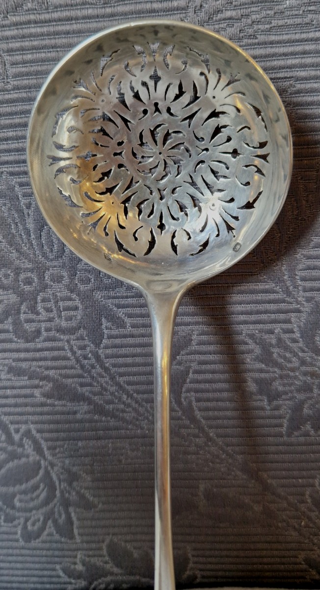 Cuillère à saupoudré - Argent Massif-photo-2