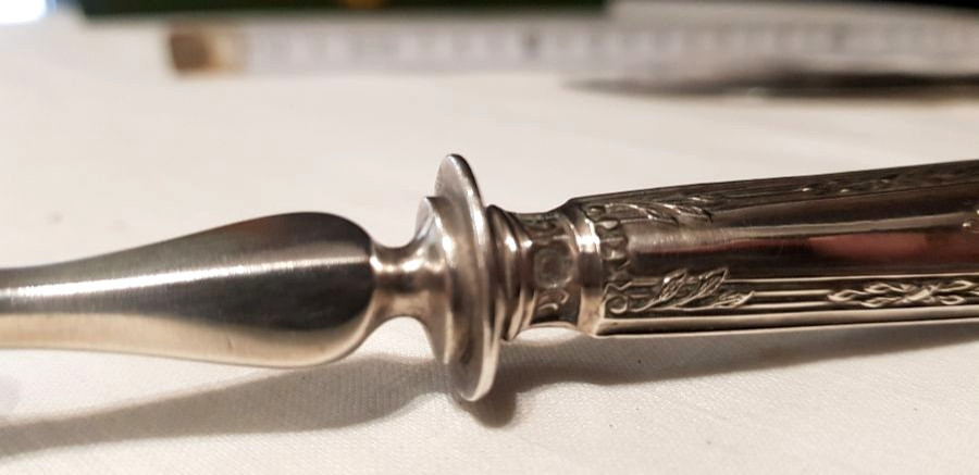 Service à Poisson - Argent Fourré Et Métal Argent-photo-8