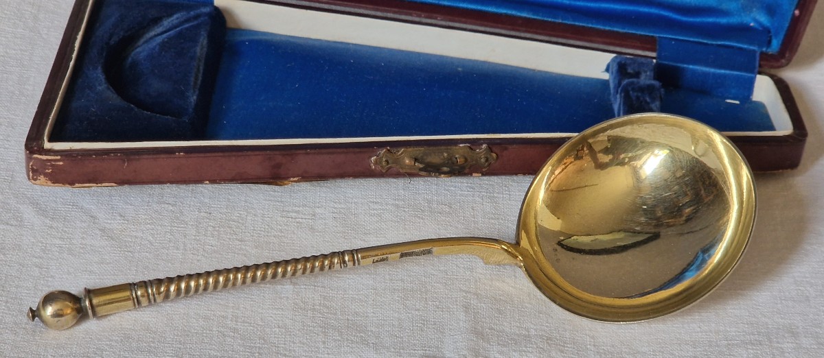 Petite louche - vermeil - Art nouveau-photo-4