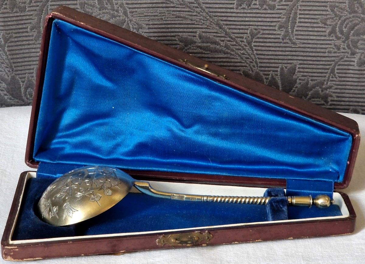 Petite louche - vermeil - Art nouveau