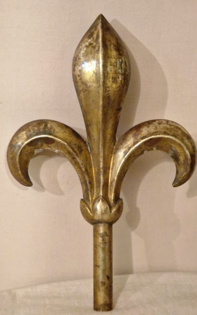 Pique d'étendard  religieux - Fleur de lys -photo-3