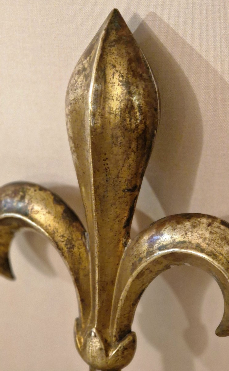 Pique d'étendard  religieux - Fleur de lys -photo-4