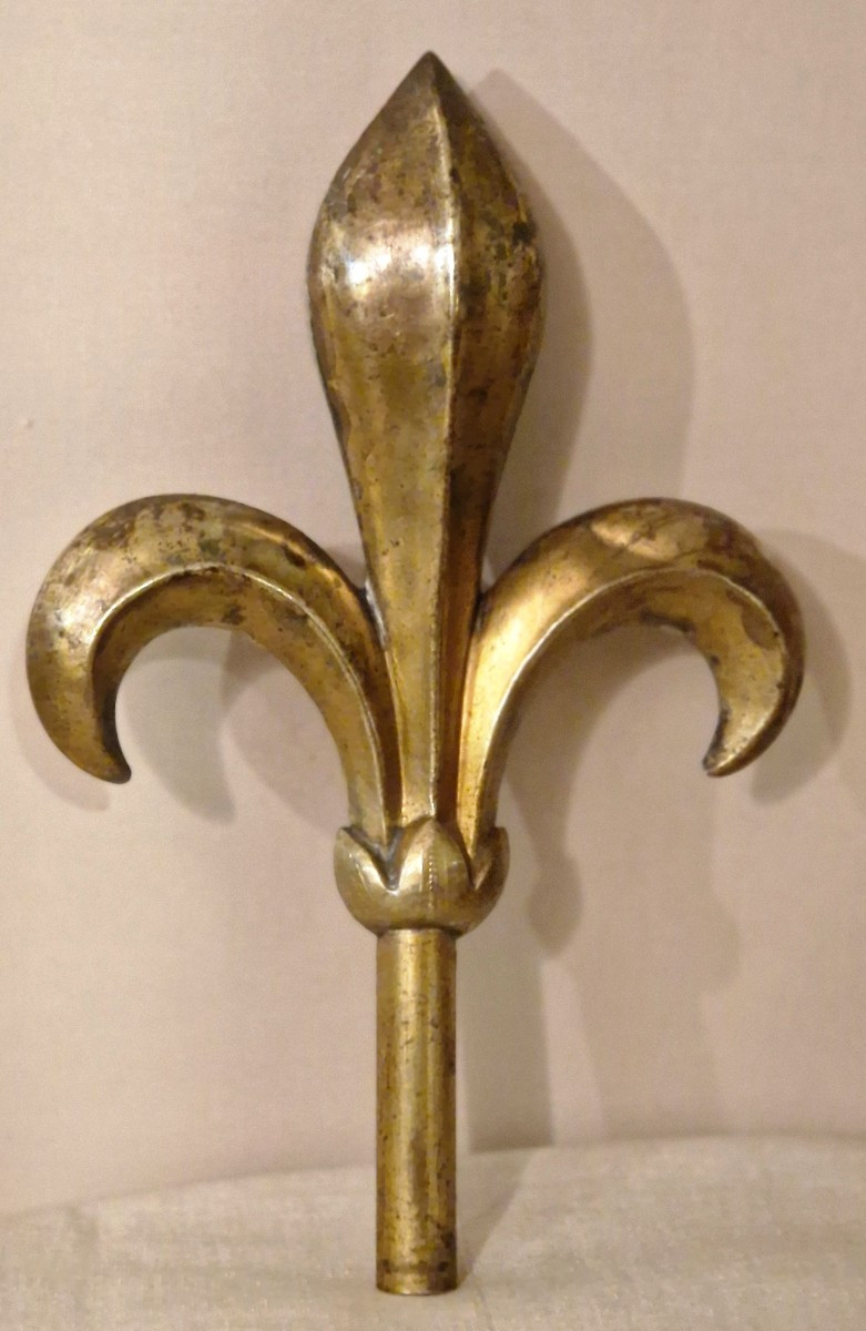 Pique d'étendard  religieux - Fleur de lys -photo-2