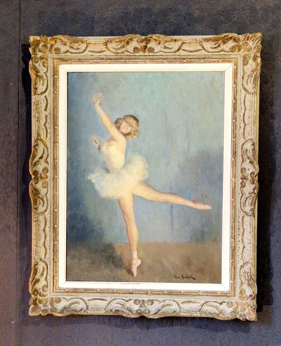 Léon GALAND (1872-1960) – "Danseuse Ballerine " – Époque Art Déco-photo-2