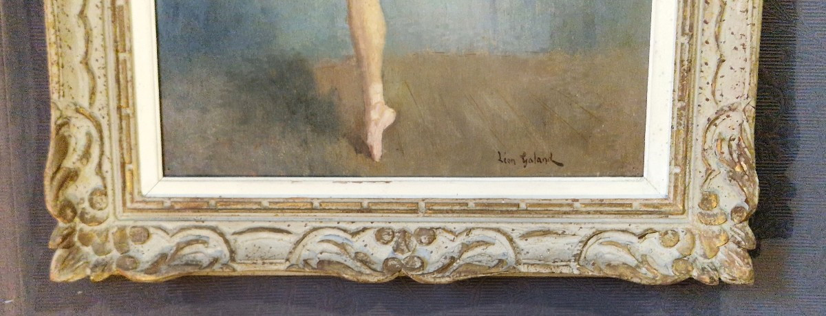 Léon GALAND (1872-1960) – "Danseuse Ballerine " – Époque Art Déco-photo-2