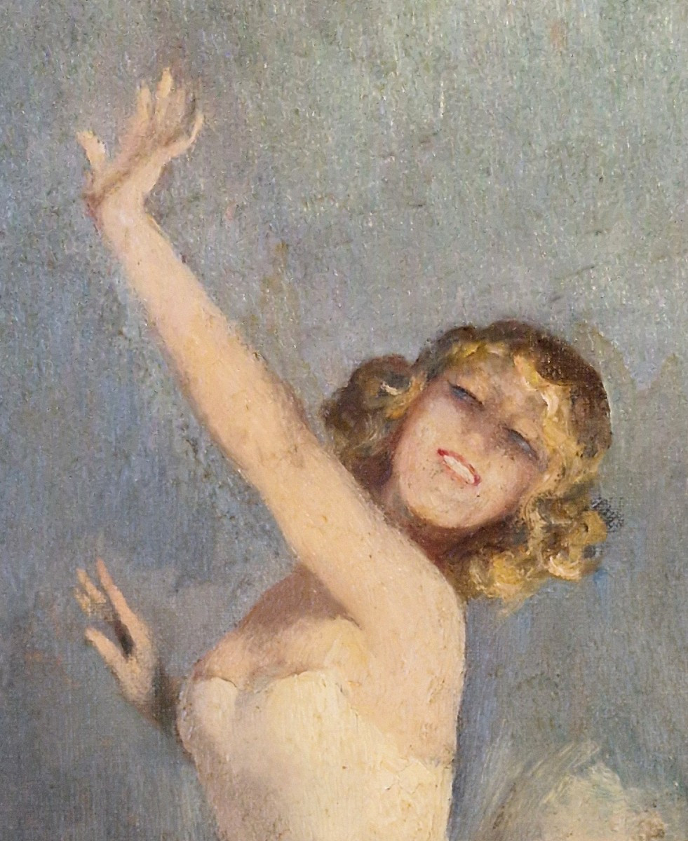 Léon GALAND (1872-1960) – "Danseuse Ballerine " – Époque Art Déco-photo-4